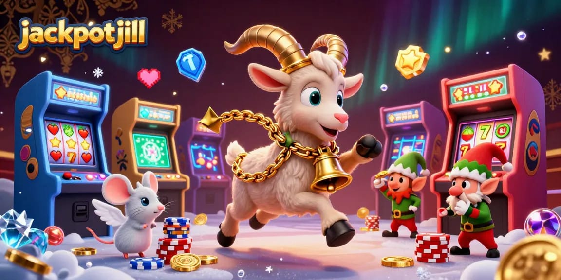 Engage in thrilling action with jackpotjill at an exciting holiday-horror casino.
