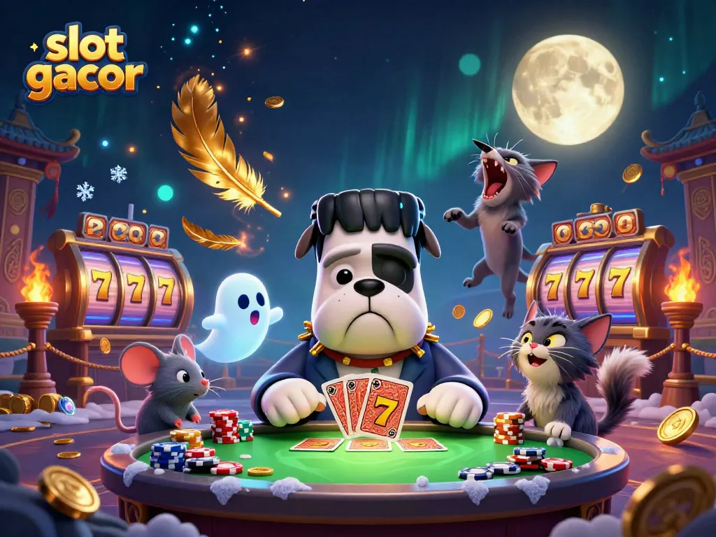 Experience the thrill of slot gacor with whimsical 3D characters and exciting casino elements.
